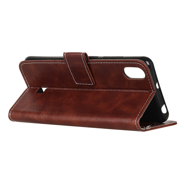 For LG K20 2019 Retro Crazy Horse Texture Horizontal Flip Leather Case with Holder & Card Slots & Wallet & Photo Frame
