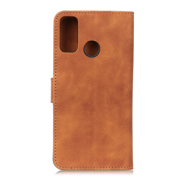 For ZTE Blade A7s 2020 KHAZNEH Retro Texture PU + TPU Horizontal Flip Leather Case with Holder & Card Slots & Wallet