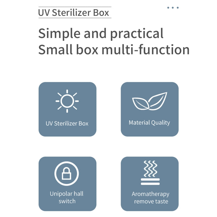 L11 Multi-function UVC Ultraviolet Mask Jewelry Toothbrush Mobile Phone Sterilization Box