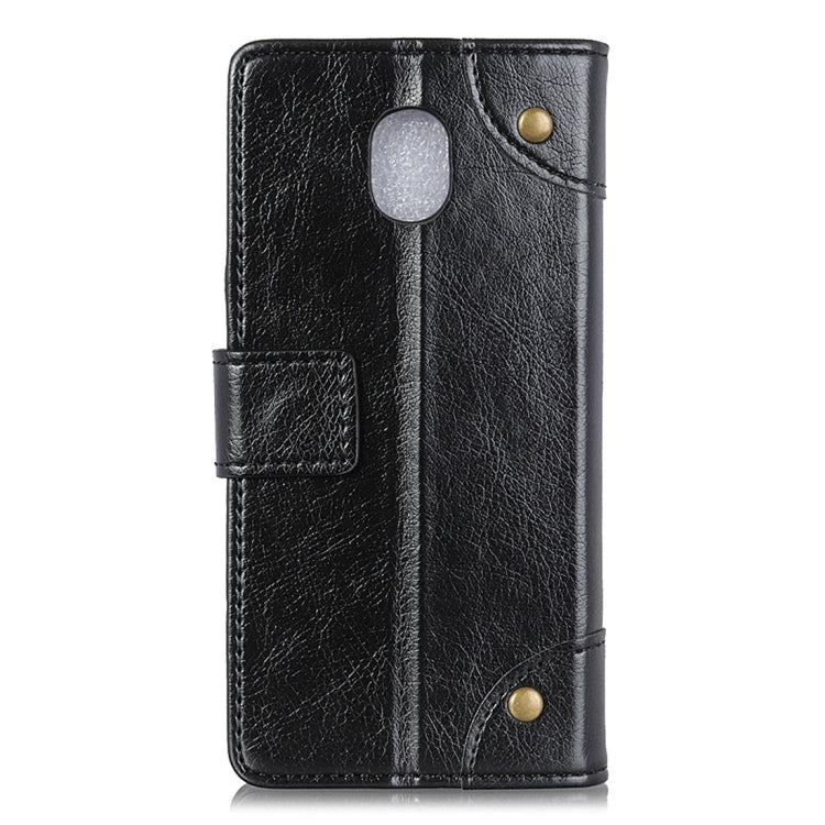 For LG K30 2019 Copper Buckle Nappa Texture Horizontal Flip Leather Case with Holder & Card Slots & Wallet