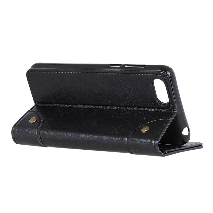 For OPPO Reno A Copper Buckle Nappa Texture Horizontal Flip Leather Case with Holder & Card Slots & Wallet