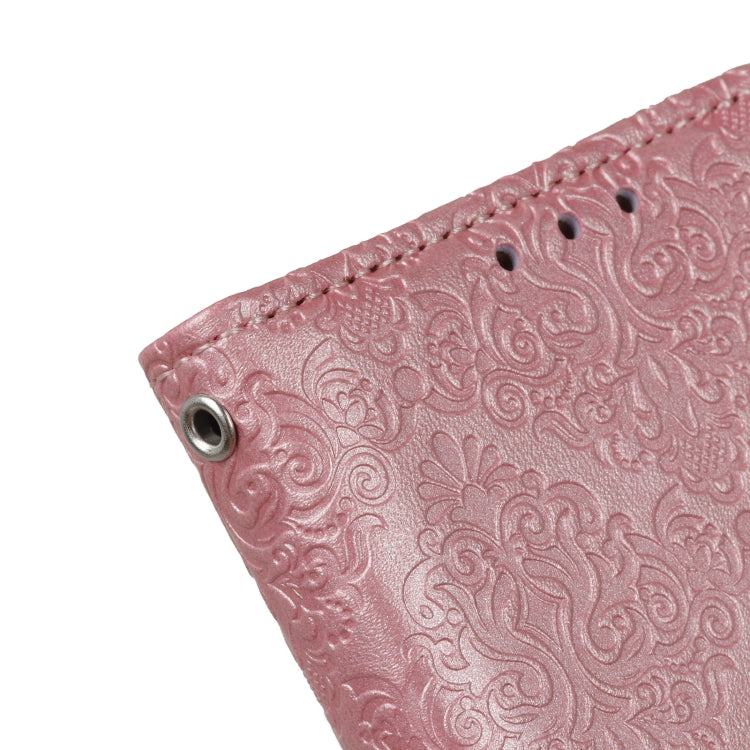 For ZTE Blade A7s 2020 European Floral Embossed Copper Buckle Horizontal Flip PU Leather Case with Holder & Card Slots & Wallet & Photo Frame