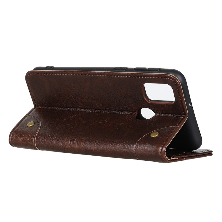 For ZTE Blade A7s 2020 Copper Buckle Nappa Texture Horizontal Flip Leather Case with Holder & Card Slots & Wallet
