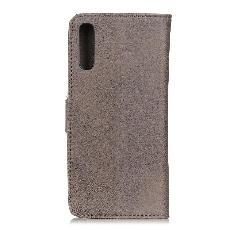 For Samsung Galaxy A02 KHAZNEH Cowhide Texture Horizontal Flip Leather Case with Holder & Card Slots & Wallet