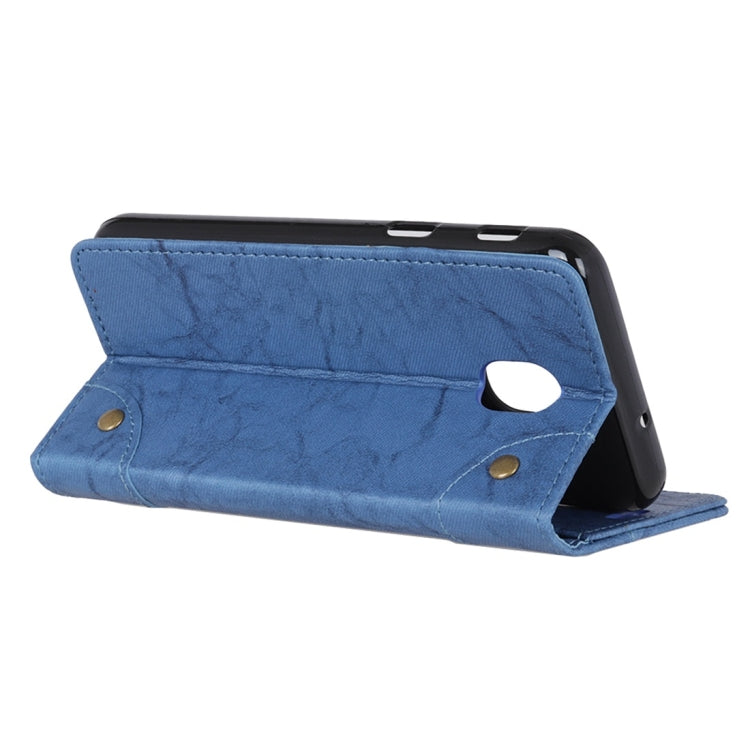 For LG K30 2019 Copper Buckle Retro Crazy Horse Texture Horizontal Flip Leather Case with Holder & Card Slots & Wallet