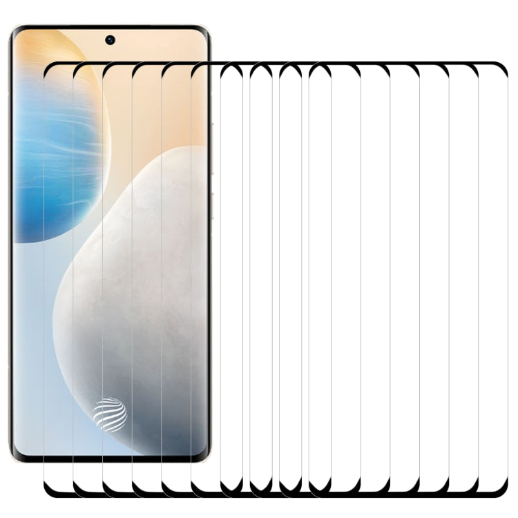 For vivo X60 Pro / X60 Pro+ / X60t Pro+ 25 PCS 3D Curved Edge Full Screen Tempered Glass Film