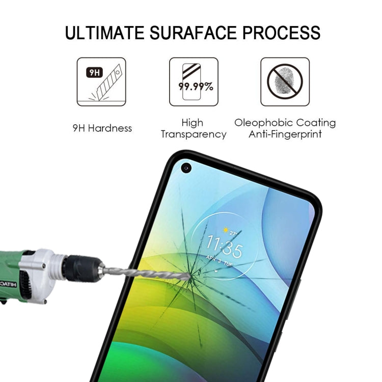 For Motorola Moto G9 Power Full Glue Full Screen Tempered Glass Film
