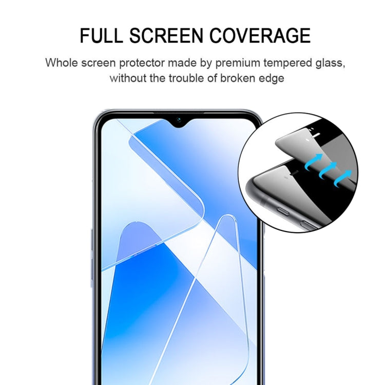 For OPPO A55 5G Full Glue Full Screen Tempered Glass Film