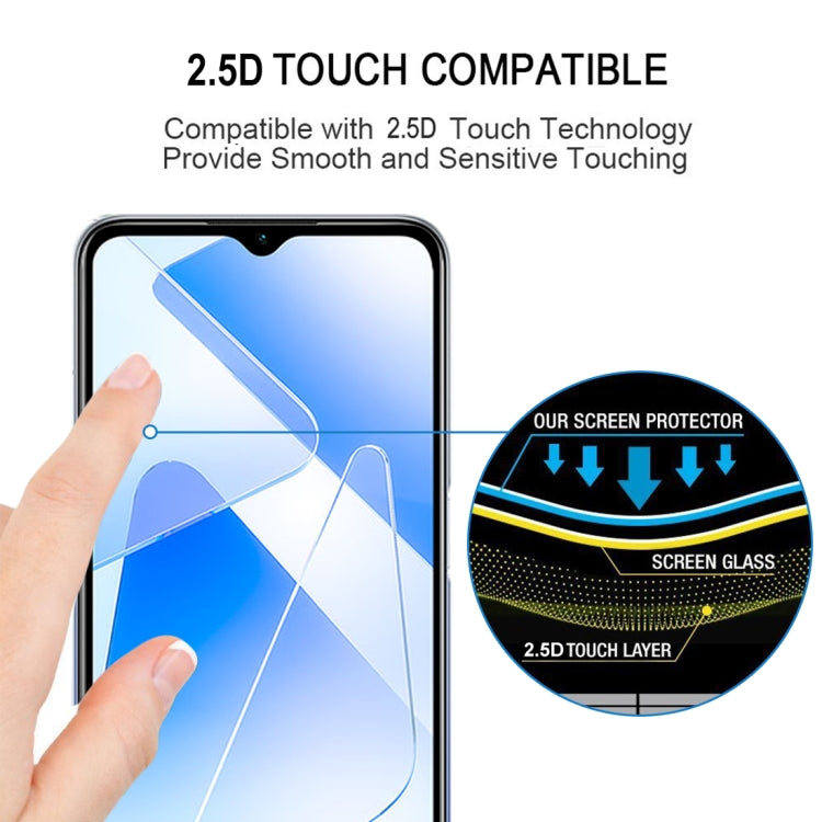 For OPPO A55 5G Full Glue Full Screen Tempered Glass Film