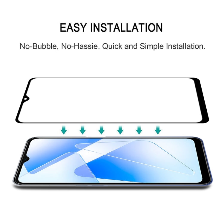 For OPPO A55 5G Full Glue Full Screen Tempered Glass Film