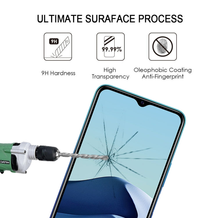 For vivo Y20A Full Glue Full Screen Tempered Glass Film