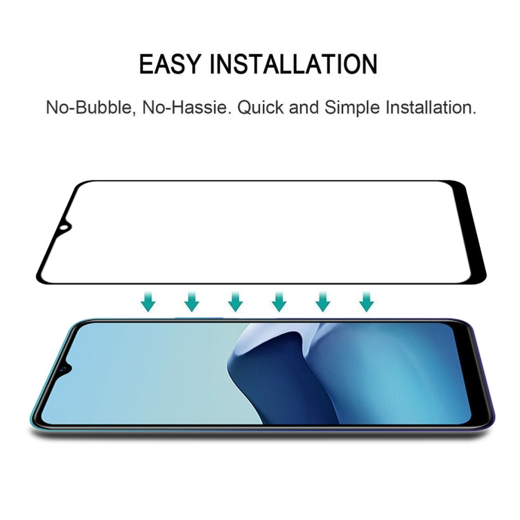 For vivo Y20A Full Glue Full Screen Tempered Glass Film
