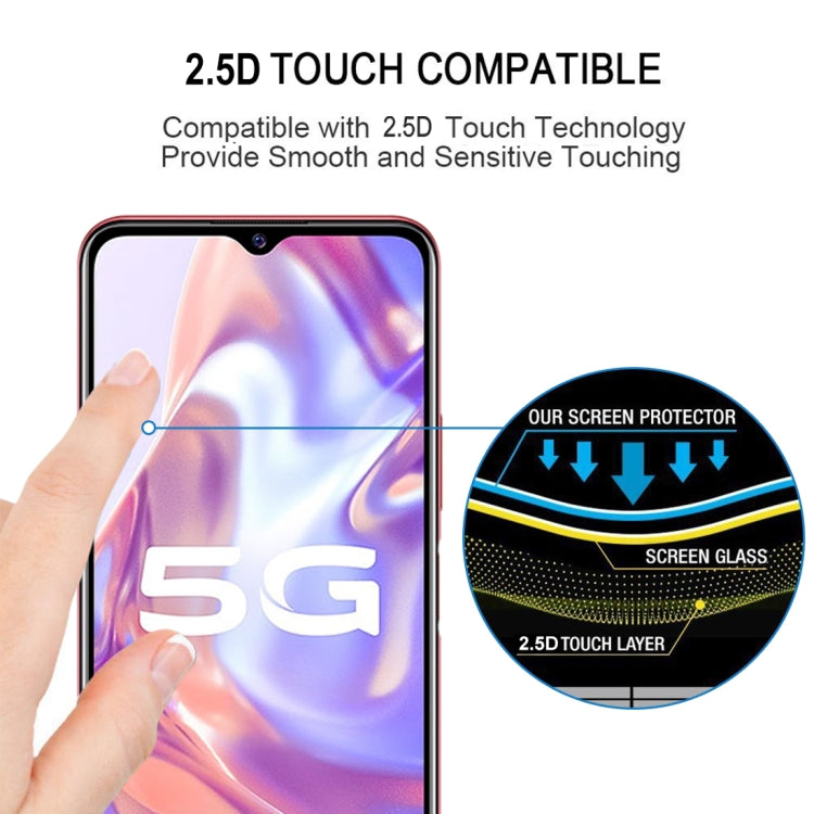 For vivo Y31s 5G Full Glue Full Screen Tempered Glass Film