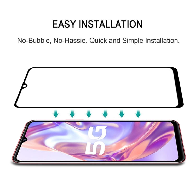 For vivo Y31s 5G Full Glue Full Screen Tempered Glass Film