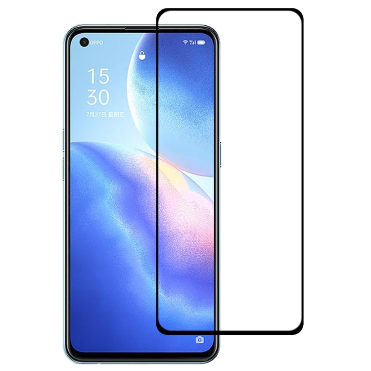 For OPPO Reno5 K Full Glue Full Screen Tempered Glass Film