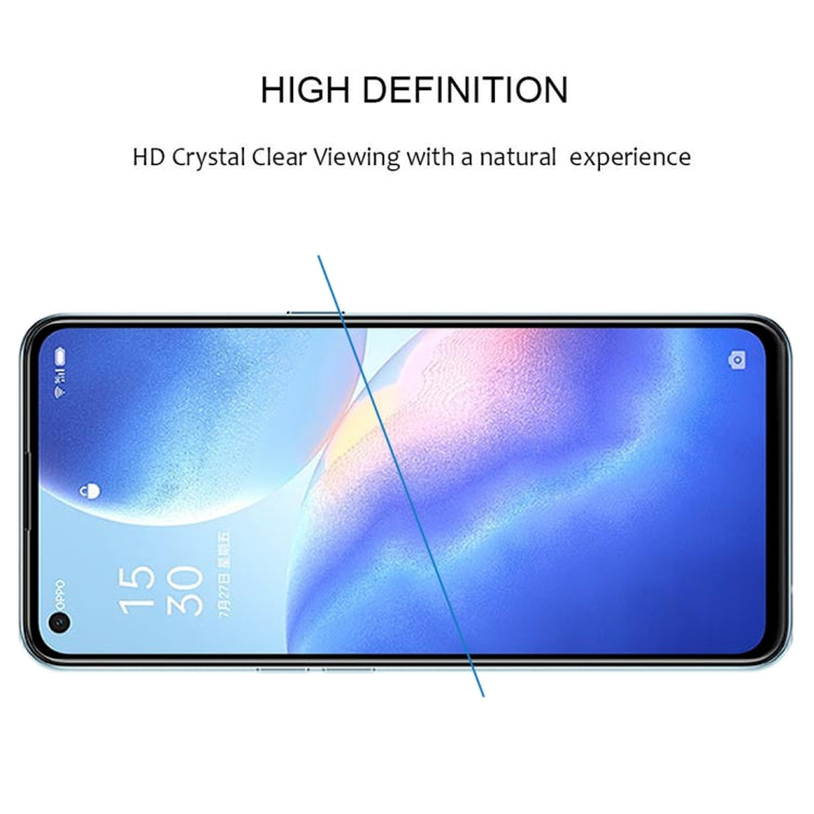 For OPPO Reno5 K Full Glue Full Screen Tempered Glass Film