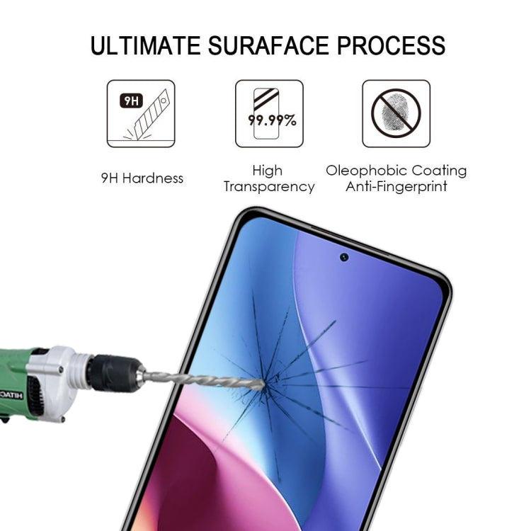 For Xiaomi Redmi K40 Full Glue Full Screen Tempered Glass Film
