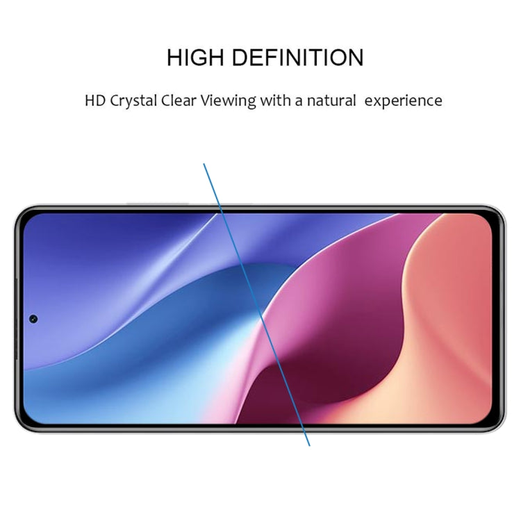 For Xiaomi Redmi K40 Pro Full Glue Full Screen Tempered Glass Film