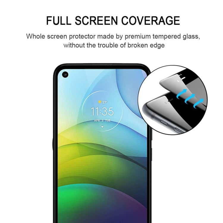 For Motorola Moto G9 Power 25 PCS Full Glue Full Screen Tempered Glass Film