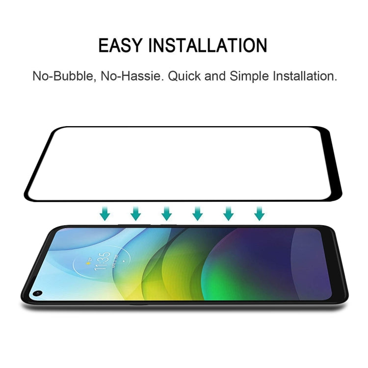 For Motorola Moto G9 Power 25 PCS Full Glue Full Screen Tempered Glass Film