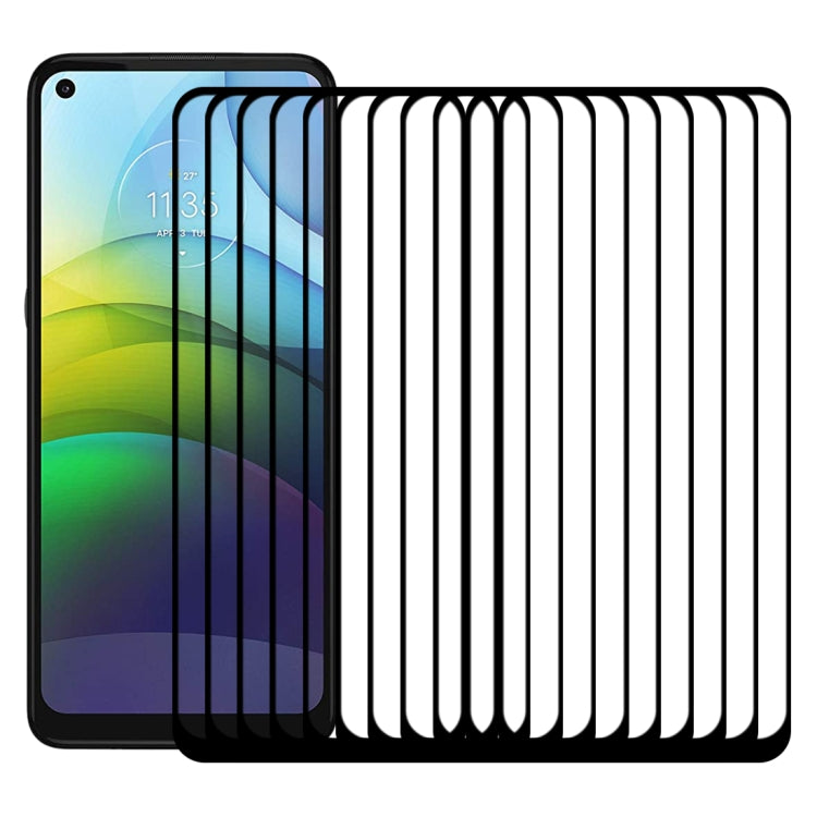For Motorola Moto G9 Power 25 PCS Full Glue Full Screen Tempered Glass Film