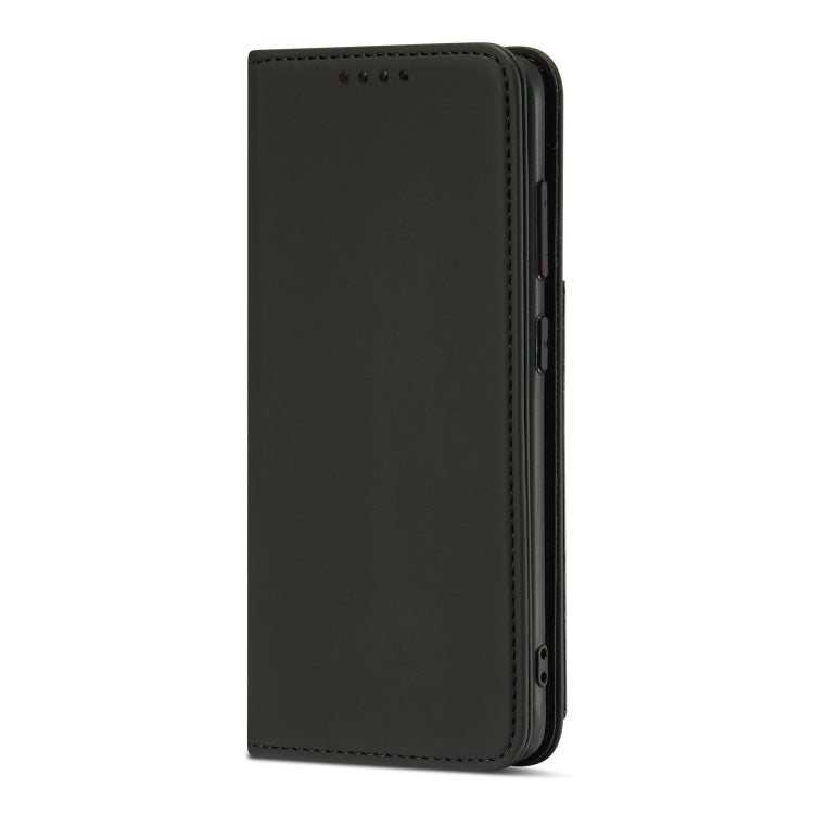 For Samsung Galaxy A02s 164mm (EU Version) Strong Magnetism Liquid Feel Horizontal Flip Leather Case with Holder & Card Slots & Wallet