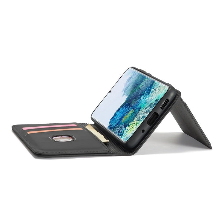 For Samsung Galaxy A02s 164mm (EU Version) Strong Magnetism Liquid Feel Horizontal Flip Leather Case with Holder & Card Slots & Wallet