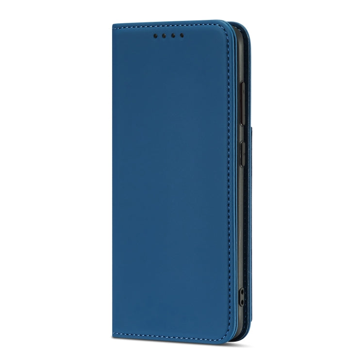 For Samsung Galaxy A02s 164mm (EU Version) Strong Magnetism Liquid Feel Horizontal Flip Leather Case with Holder & Card Slots & Wallet