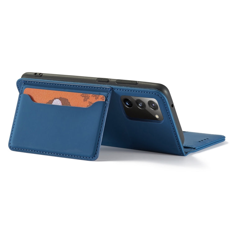 For Samsung Galaxy A02s 164mm (EU Version) Strong Magnetism Liquid Feel Horizontal Flip Leather Case with Holder & Card Slots & Wallet