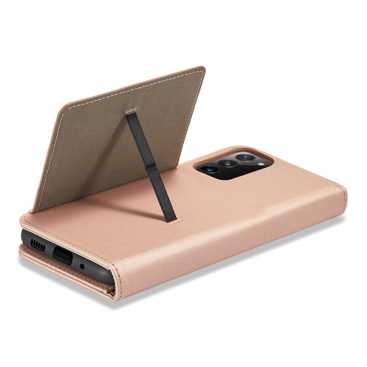For Samsung Galaxy A02s 164mm (EU Version) Strong Magnetism Liquid Feel Horizontal Flip Leather Case with Holder & Card Slots & Wallet