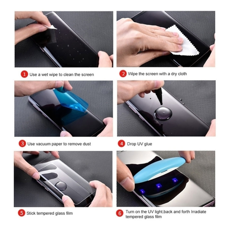 For Huawei nova 8 5G / nova 9 UV Liquid Curved Full Glue Tempered Glass