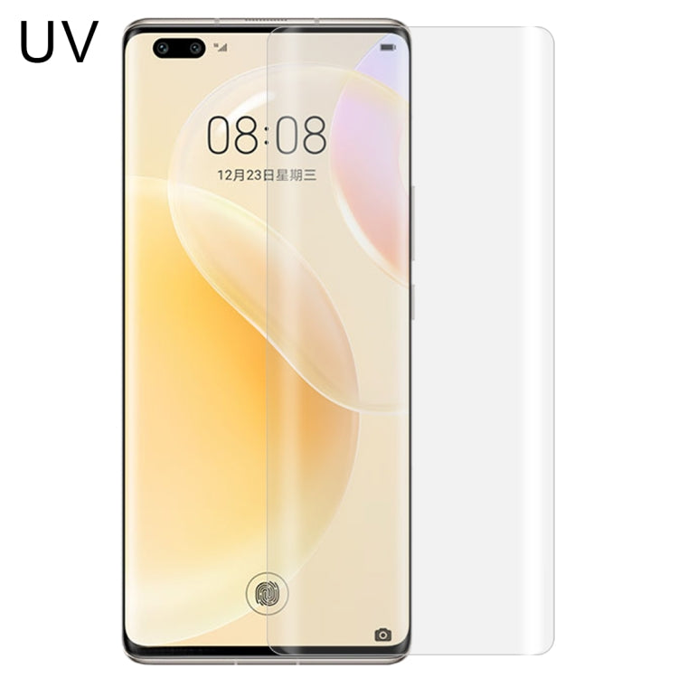 For Huawei nova 8 Pro 5G / nova 9 Pro UV Liquid Curved Full Glue Tempered Glass