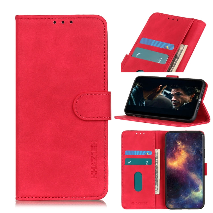 For Xiaomi Redmi 9T / Note 9 4G KHAZNEH Retro Texture PU + TPU Horizontal Flip Leather Case with Holder & Card Slots & Wallet