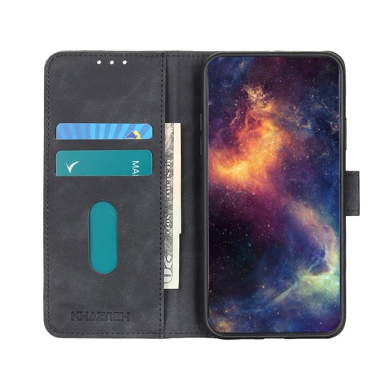 For Xiaomi Redmi 9T / Note 9 4G KHAZNEH Retro Texture PU + TPU Horizontal Flip Leather Case with Holder & Card Slots & Wallet