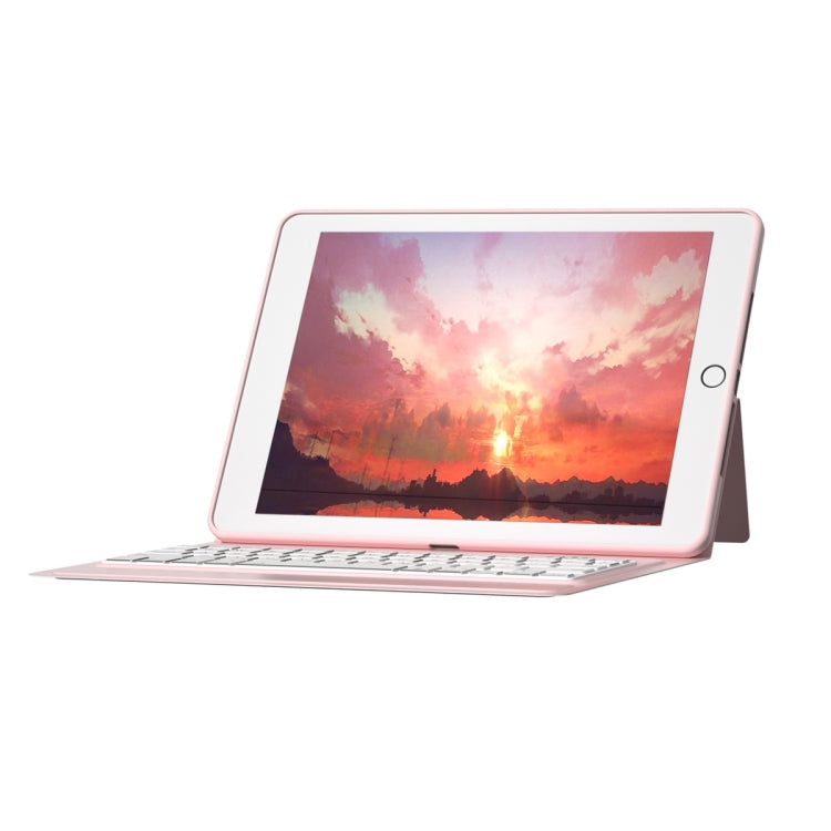 T1082 Bluetooth Keyboard TPU Soft + PU Leather Tablet Case with Pen Slot For iPad 10.2 (2020/2019) / Air 10.5 / Pro 10.5
