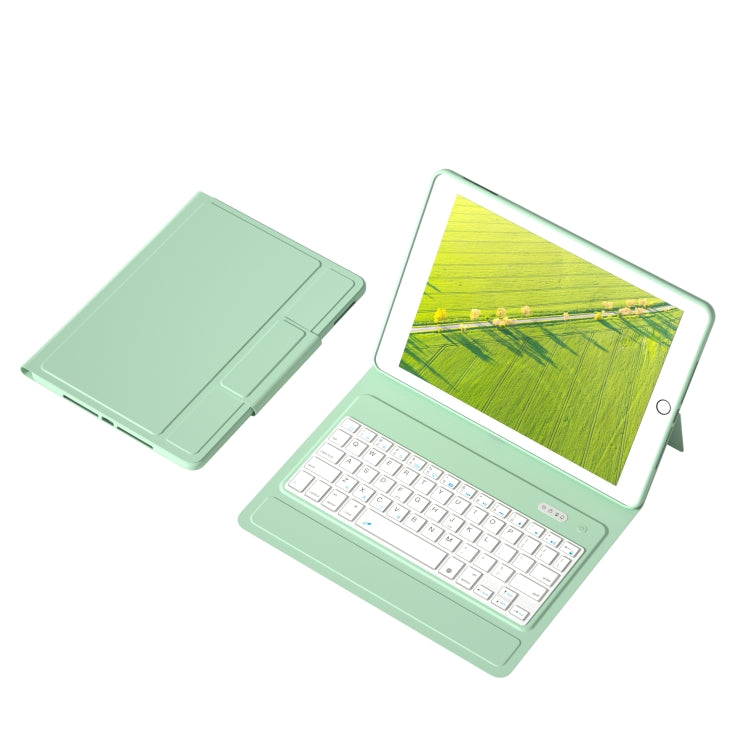 T1086 Bluetooth Keyboard TPU Soft + PU Leather Tablet Case with Pen Slot For iPad Air 2020 10.9 / Pro 11 (2020/2018)