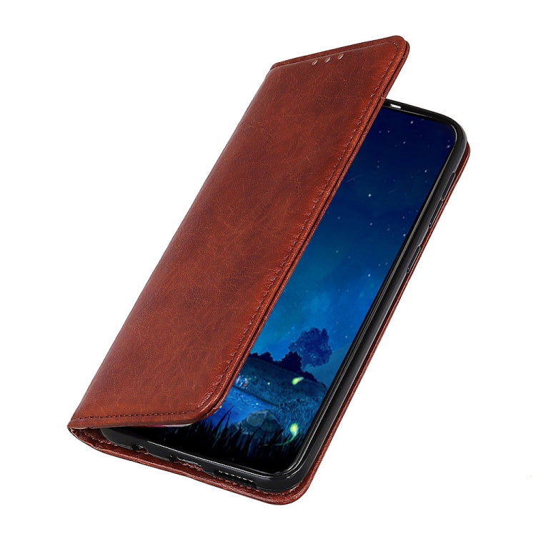 For Xiaomi Redmi 9T / Note 9 4G Magnetic Crazy Horse Texture Horizontal Flip Leather Case with Holder & Card Slots & Wallet