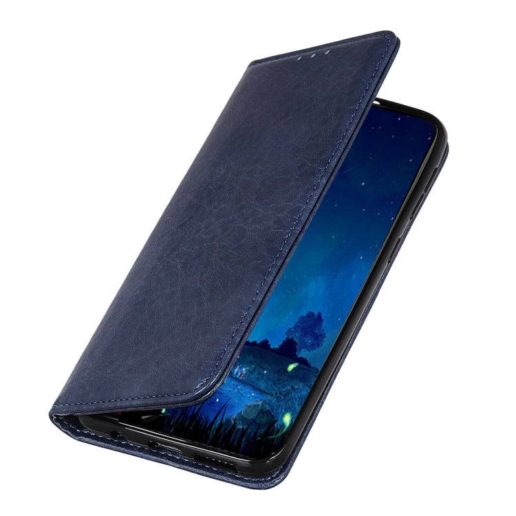 For Xiaomi Redmi 9T / Note 9 4G Magnetic Crazy Horse Texture Horizontal Flip Leather Case with Holder & Card Slots & Wallet