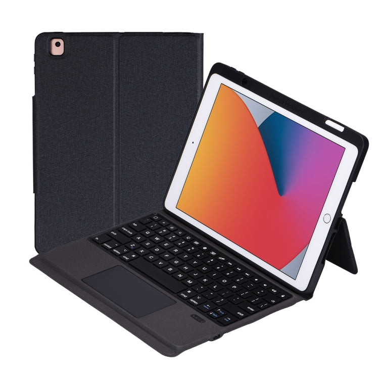 T2092 Bluetooth Keyboard PU Leather + Soft TPU Tablet Case with Touchpad & Pen Slot For iPad 10.2(2020/2019) Air 10.5 / Pro 10.5