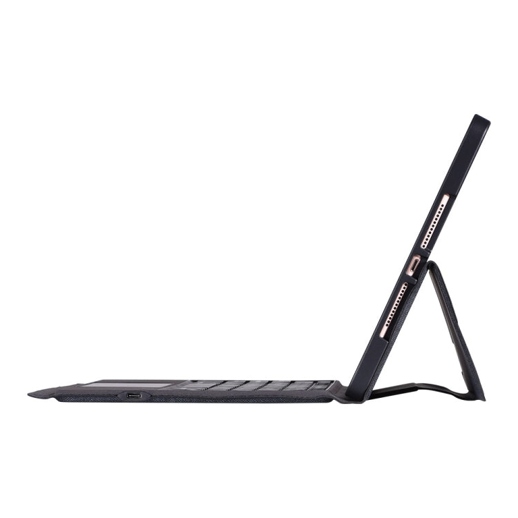 T2092 Bluetooth Keyboard PU Leather + Soft TPU Tablet Case with Touchpad & Pen Slot For iPad 10.2(2020/2019) Air 10.5 / Pro 10.5