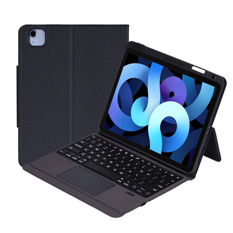 T2096 Bluetooth Keyboard PU Leather + Soft TPU Tablet Case with Touchpad & Pen Slot For iPad Air 2020 10.9 / Pro 11(2020/2018)