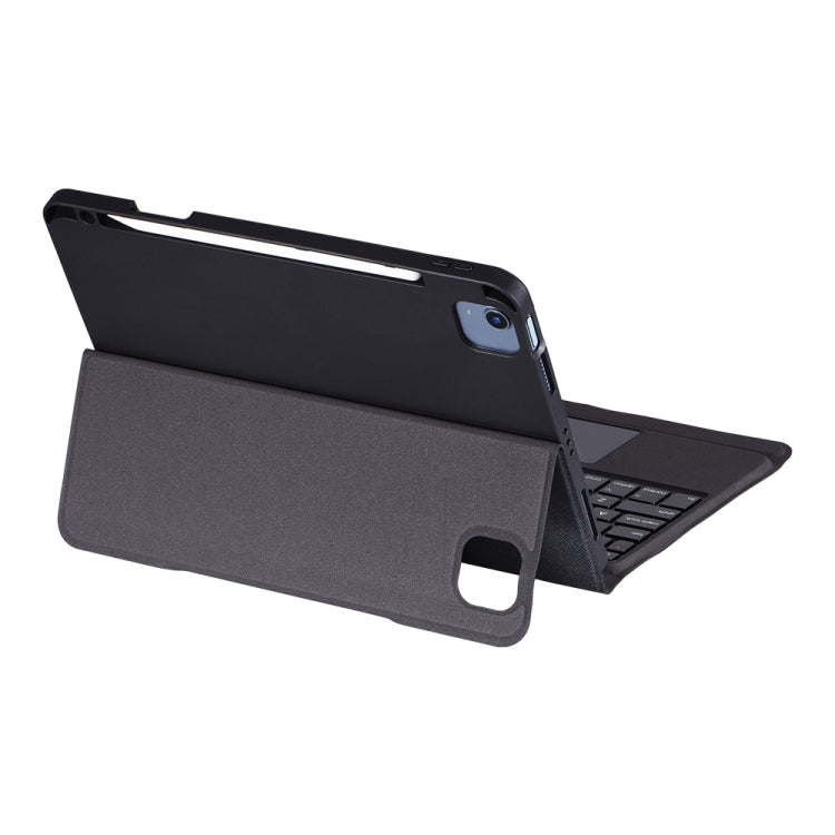 T2096 Bluetooth Keyboard PU Leather + Soft TPU Tablet Case with Touchpad & Pen Slot For iPad Air 2020 10.9 / Pro 11(2020/2018)