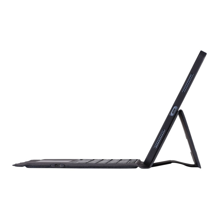 T2096 Bluetooth Keyboard PU Leather + Soft TPU Tablet Case with Touchpad & Pen Slot For iPad Air 2020 10.9 / Pro 11(2020/2018)