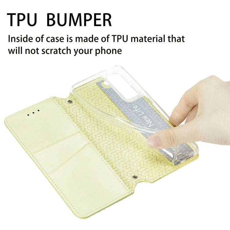 For Samsung Galaxy S21+ 5G Blooming Mandala Embossed Pattern Magnetic Horizontal Flip Leather Case with Holder & Card Slots & Wallet