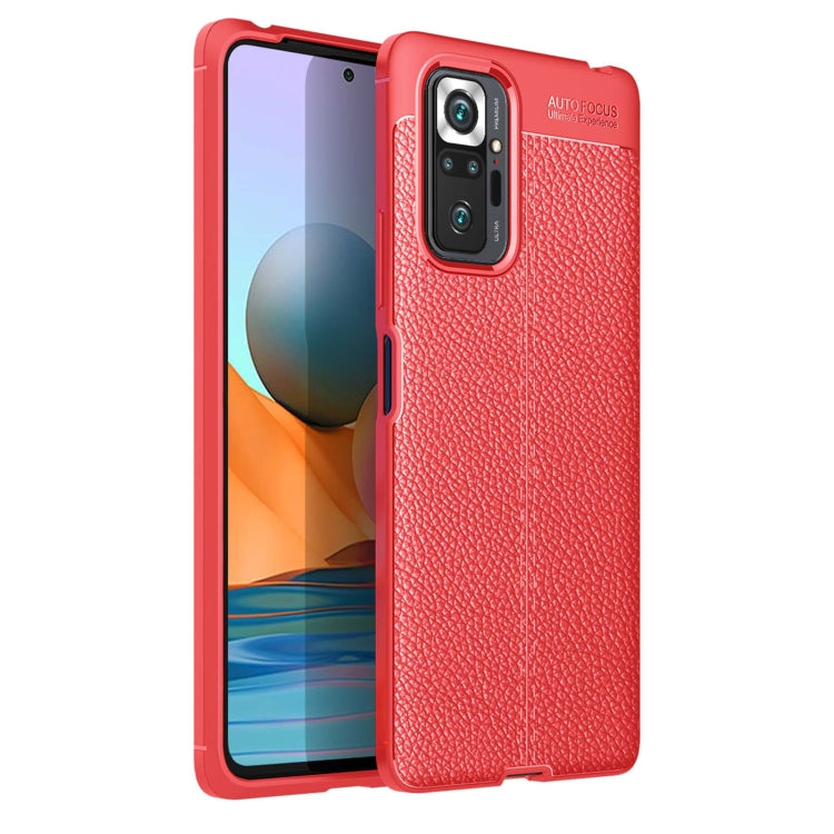 For Xiaomi Redmi Note 10 Pro / Note 10 Pro Max Litchi Texture TPU Shockproof Case