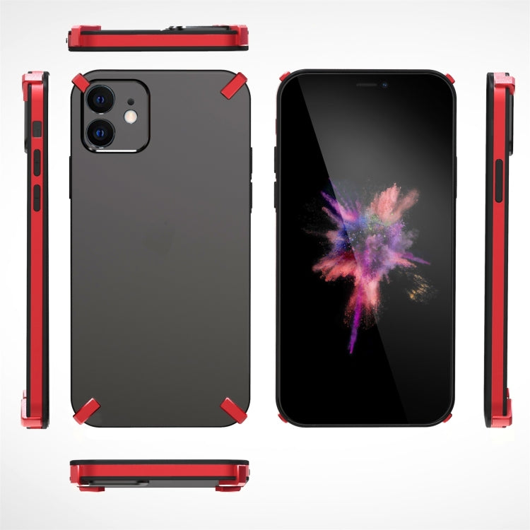 For iPhone 12 X-Four PC+TPU Shockproof Protective Case