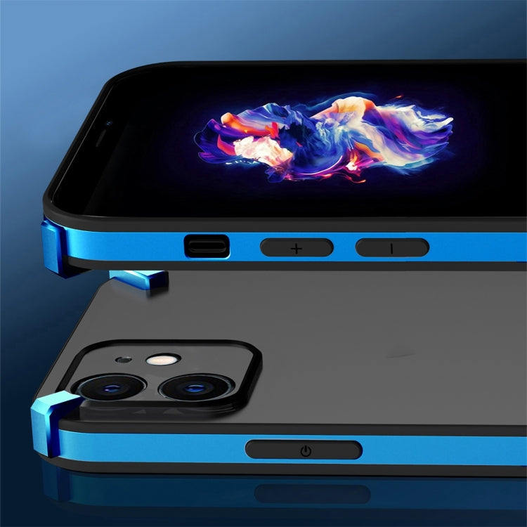For iPhone 12 X-Four PC+TPU Shockproof Protective Case