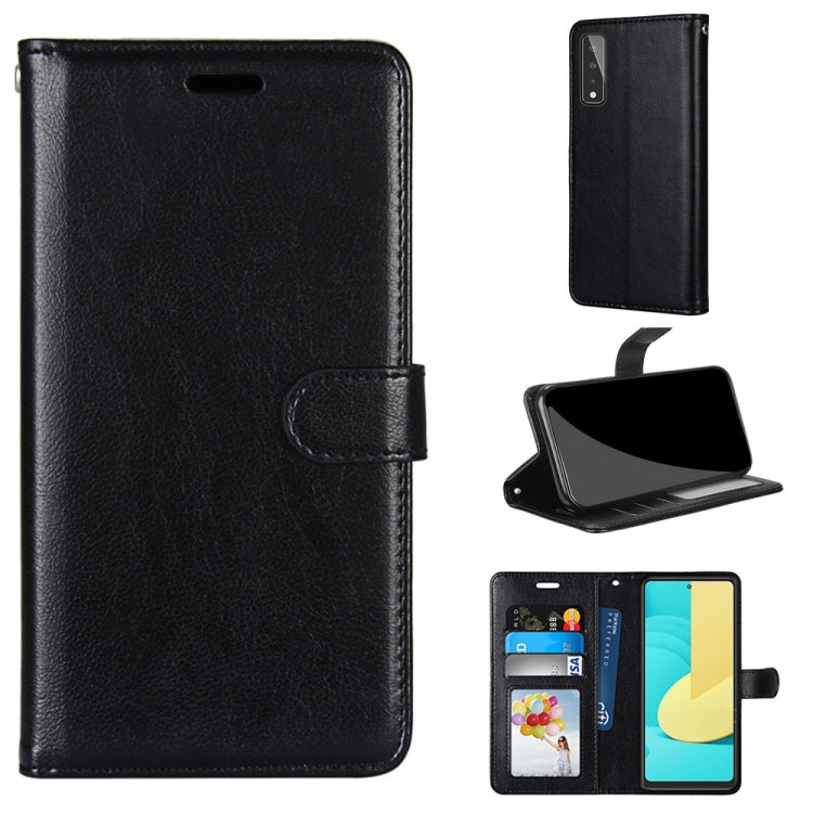 For LG Stylo 7 5G Pure Color Horizontal Flip PU Leather Case with Holder & Card Slots & Wallet & Photo Frame