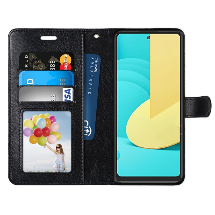 For LG Stylo 7 5G Pure Color Horizontal Flip PU Leather Case with Holder & Card Slots & Wallet & Photo Frame