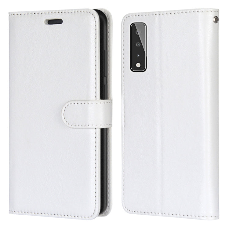 For LG Stylo 7 5G Pure Color Horizontal Flip PU Leather Case with Holder & Card Slots & Wallet & Photo Frame